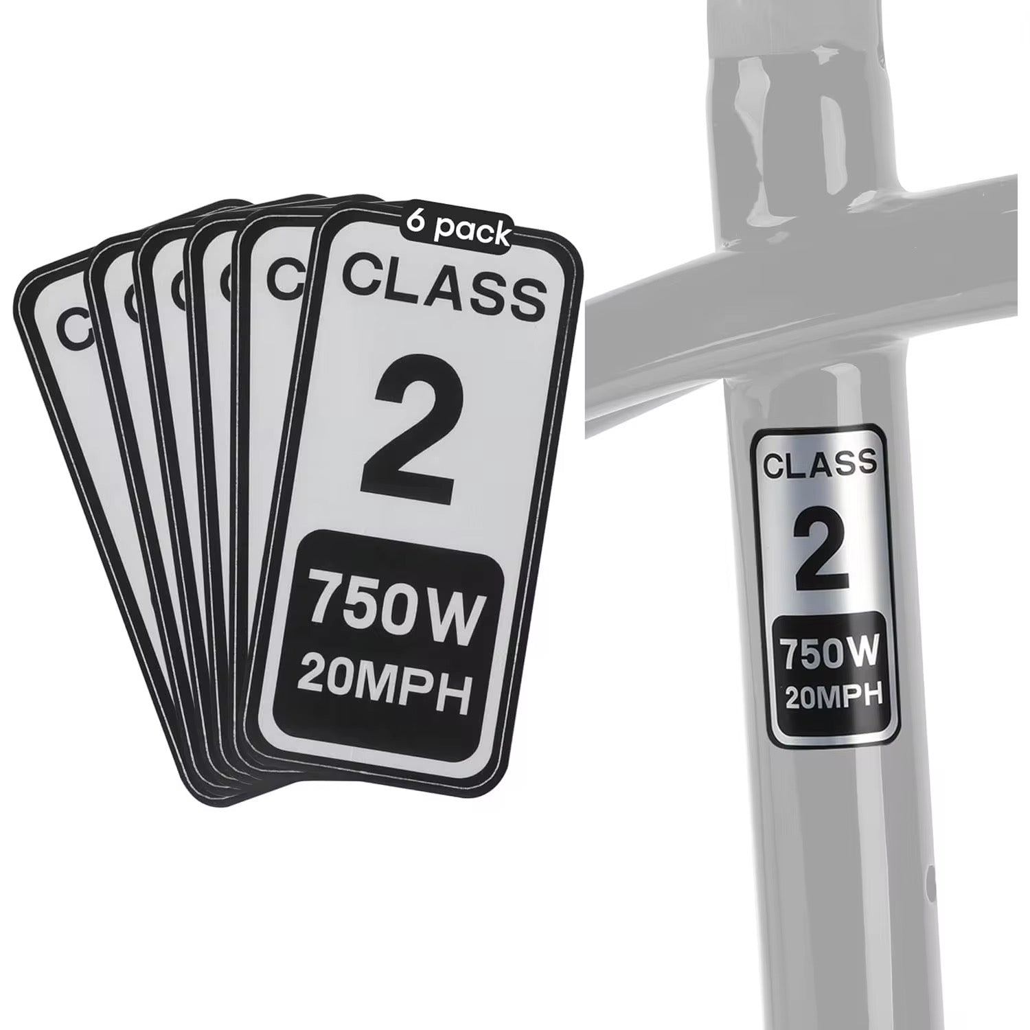 Class 2 stickers 4 pack